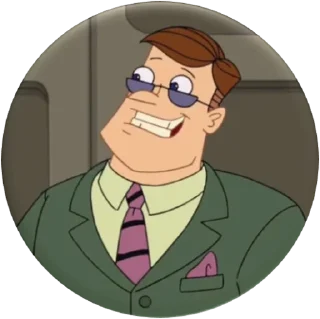 😁-Phineas and Ferb, Telegram Sticker