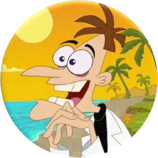 😄-Phineas and Ferb, Telegram Sticker