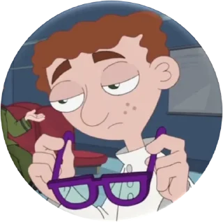 😔-Phineas and Ferb, Telegram Sticker