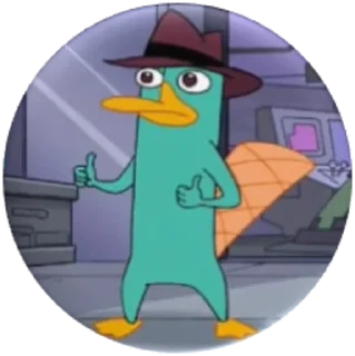 👍-Phineas and Ferb, Telegram Sticker