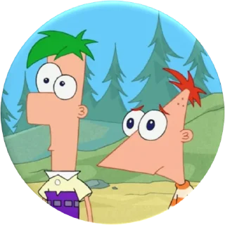 😔-Phineas and Ferb, Telegram Sticker