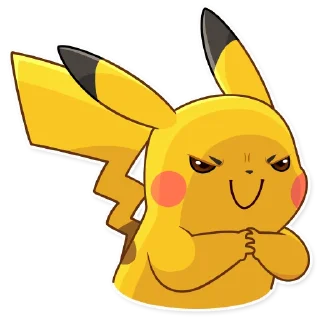 😈-Pikachu Detective, Telegram Sticker
