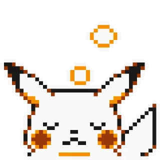 😴-Pikachu sprites, Telegram Sticker