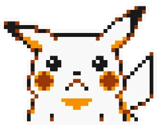 😶-Pikachu sprites, Telegram Sticker