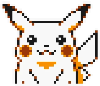 😃-Pikachu sprites, Telegram Sticker