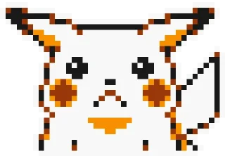 😶-Pikachu sprites, Telegram Sticker