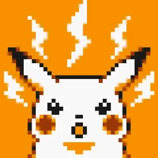 😡-Pikachu sprites, Telegram Sticker