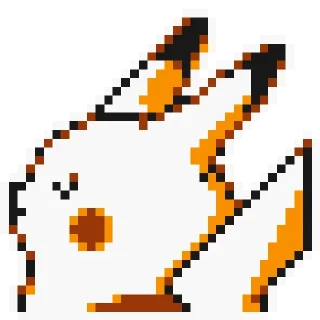 😑-Pikachu sprites, Telegram Sticker