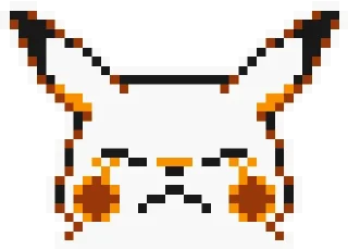 😭-Pikachu sprites, Telegram Sticker
