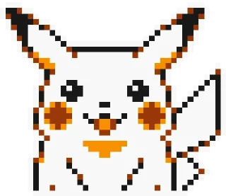 😃-Pikachu sprites, Telegram Sticker