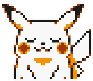 😌-Pikachu sprites, Telegram Sticker