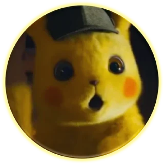 😮-Pikachu, Telegram Sticker