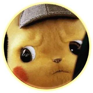 😳-Pikachu, Telegram Sticker