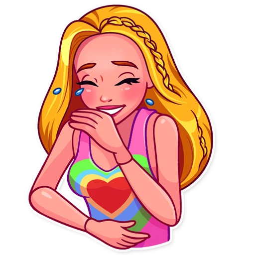 Pink Doll, telegram sticker