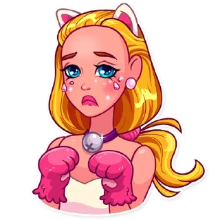 🥺-Pink Doll, Telegram Sticker