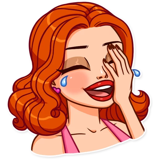 Pin-up Girl, telegram sticker