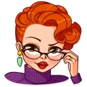 😏-Pin-up Girl, Telegram Sticker