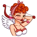 👼-Pin-up Girl, Telegram Sticker