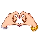 ❤-Pin-up Girl, Telegram Sticker
