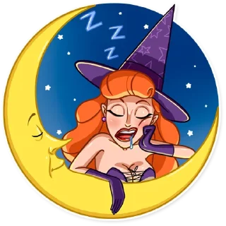 😴-Pin-up Babes, Telegram Sticker