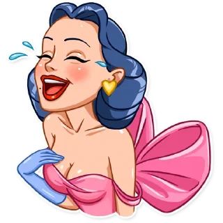 😂-Pin-up Babes, Telegram Sticker