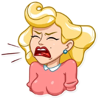😫-Pin-up Babes, Telegram Sticker