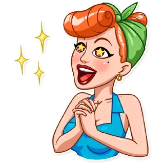 🤩-Pin-up Babes, Telegram Sticker
