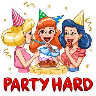 🥳-Pin-up Babes, Telegram Sticker