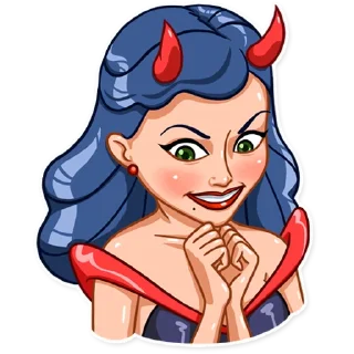 😈-Pin-up Babes, Telegram Sticker