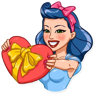 🎁-Pin-up Babes, Telegram Sticker