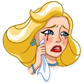 😢-Pin-up Babes, Telegram Sticker