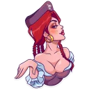 💁-Rica the Pirate, Telegram Sticker