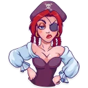 😒-Rica the Pirate, Telegram Sticker