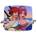 🛥-Rica the Pirate, Telegram Sticker