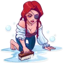🗑-Rica the Pirate, Telegram Sticker