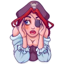 👀-Rica the Pirate, Telegram Sticker