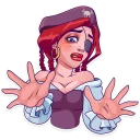 🙅-Rica the Pirate, Telegram Sticker