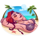 🙂-Rica the Pirate, Telegram Sticker
