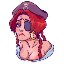 ☹-Rica the Pirate, Telegram Sticker