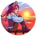 😒-Rica the Pirate, Telegram Sticker