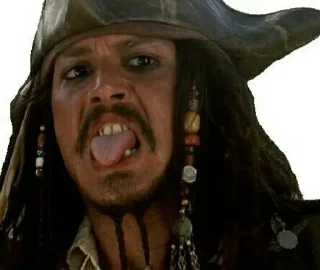 👅-Pirates of the Caribbean, Telegram Sticker