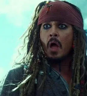 😱-Pirates of the Caribbean, Telegram Sticker