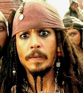 🤨-Pirates of the Caribbean, Telegram Sticker