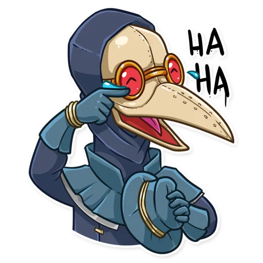 Plague M. D., telegram sticker