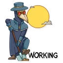 💼-Plague M. D., Telegram Sticker