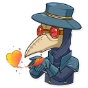 😘-Plague M. D., Telegram Sticker