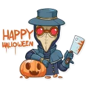 🎃-Plague M. D., Telegram Sticker