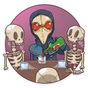 🍻-Plague M. D., Telegram Sticker