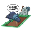 🛌-Plague M. D., Telegram Sticker