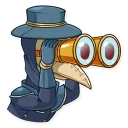 👀-Plague M. D., Telegram Sticker